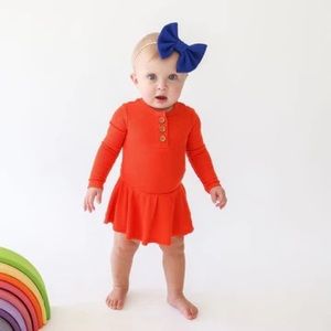 Posh Peanut twirl skirt bodysuit